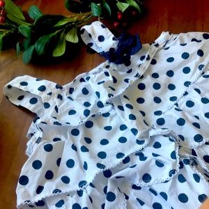 Gymboree Girls Summer Polka Dot Top size 4